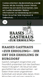 Mobile Screenshot of hotel-gasthaus-haase.de